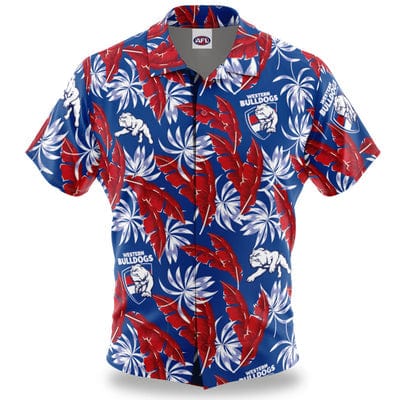 Western Bulldogs Mens Paradise Hawaiian Shirt