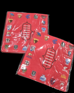 AFL All Team Party Napkin 50 pce