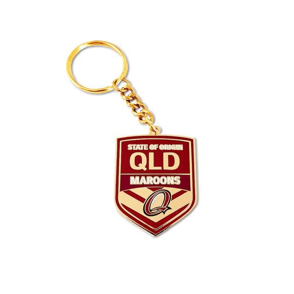 Queensland Maroons Logo Keyring