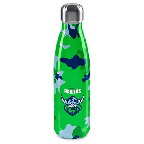 Canberra Raiders Camo Wrap Thermo Water Bottle