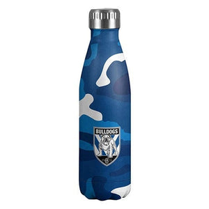 Canterbury Bulldogs Camo Wrap Thermo Water Bottle