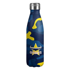 North Queensland Cowboys Camo Wrap Thermo Water Bottle