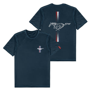 FORD MUSTANG MENS FRONT & BACK TEE