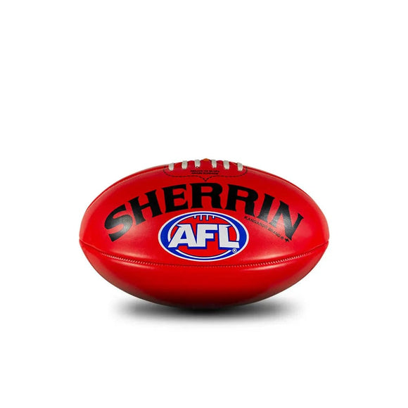 Sherrin Red PVC 20cm Mini AFL Football