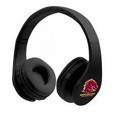 Brisbane Broncos Bluetooth Headphones