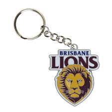 Brisbane Lions Metal logo Keyring