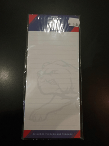 Western Bulldogs Note pad