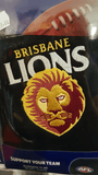 Brisbane Lions Car Headrest Cover Pkt of 2