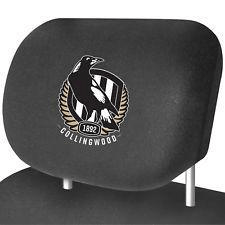 Collingwood Magpies Car Headrest Covers Set of 2