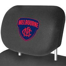 Melbourne Demons Headrest Covers Set Of 2