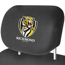 Richmond Tigers Car Headrest Covers Set of 2