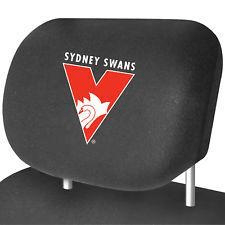 Sydney Swans Car Headrest Covers Set Of 2