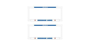 Twin Pack Number Plate Surround Frame Brisbane Lions