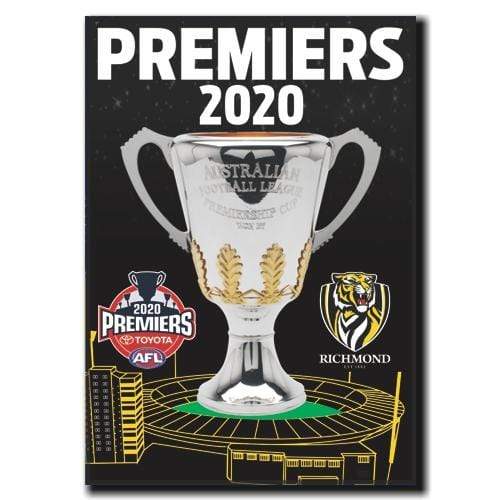 Footy Plus More badge and Magnet 2020 Richmond Tigers Premiers Magnet