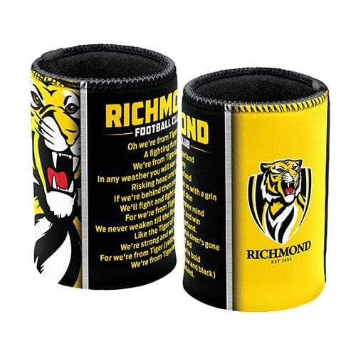 Richmond Tigers Team Song Can Cooler Stubbie Holder