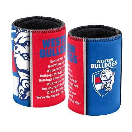 Western Bulldogs Team Song Can Cooler Stubbie Holder