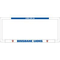 Brisbane Lions Number Plate Frame
