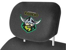 Canberra Raiders Car Headrest Covers Twin Pack