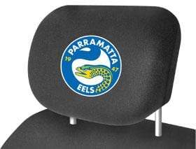 Parramatta Eels Car Headrest Covers Twin Pack