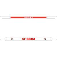 St Kilda Saints Number Plate Frame