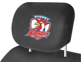 Sydney Roosters Car Headrest Covers Twin Pack