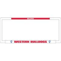 Western Bulldogs Number Plate Frame