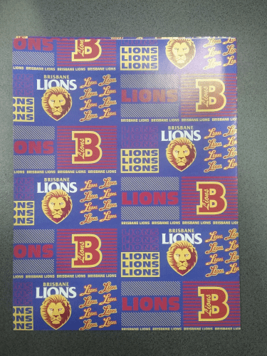 Brisbane Lions Wrapping Paper