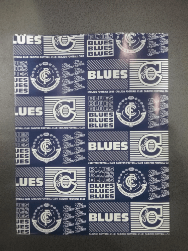 Carlton Blues Wrapping Paper