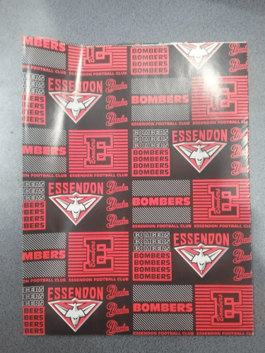 Essendon Bombers Wrapping Paper