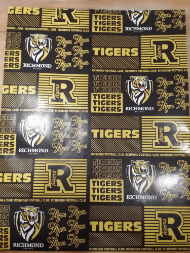 Richmond Tigers Wrapping Paper