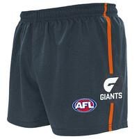 GWS Giants Mens Baggy Footy Shorts Featuring Team Logo