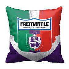 Fremantle Dockers 1st 18 cushion Retro logo