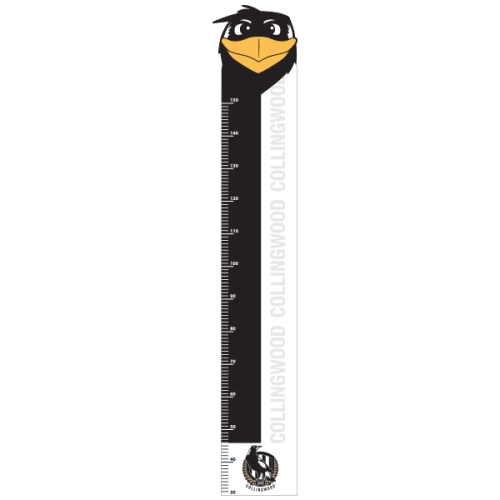 Collingwood Magpies Height Chart Decal CLEARANCE
