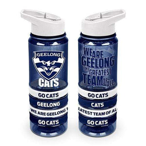 Geelong Cats Tritan Drink Bottle with Wristbands