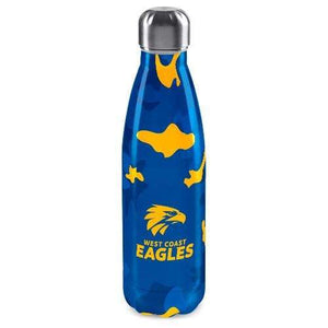 West Coast Eagles Camo Wrap Thermo Water Bottle 2019