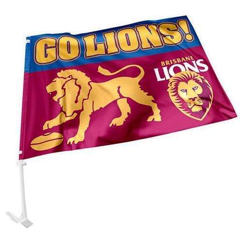 Brisbane Lions Car Flag