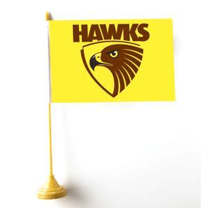 Hawthorn Hawks Desk Flag