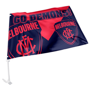 Melbourne Demons Car Flag Current logo