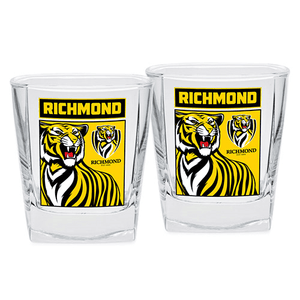 Richmond Tigers Spirit Glass Set of 2