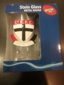 St Kilda Saints Stein Glass Metal Badge