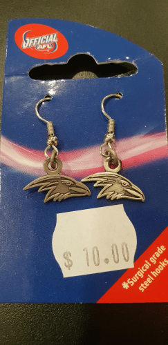 Adelaide Crows Non Coloured Earrings