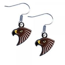 Hawthorn Hawks Full Coloured Earrings