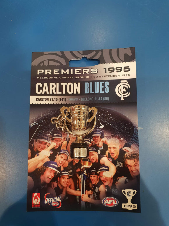 Carlton Blues Premiers Cup 1995 Keyring