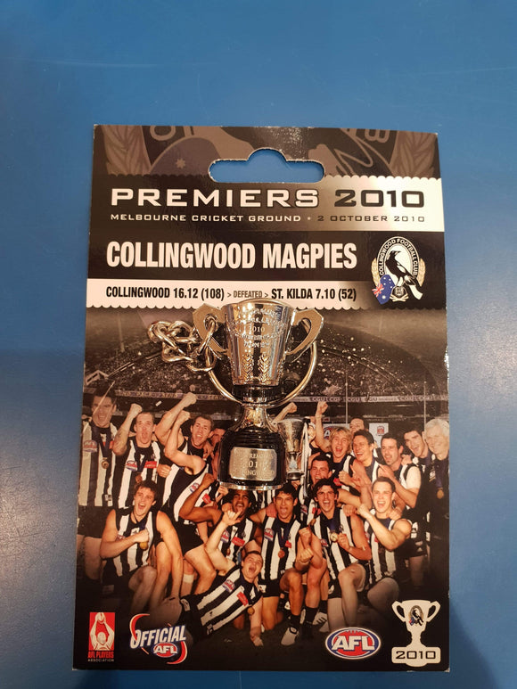 Collingwood Magpies Premiers Cup 2010 Keyring