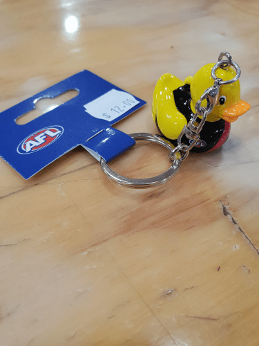 Essendon Bombers 3D Rubber Duck Keyring