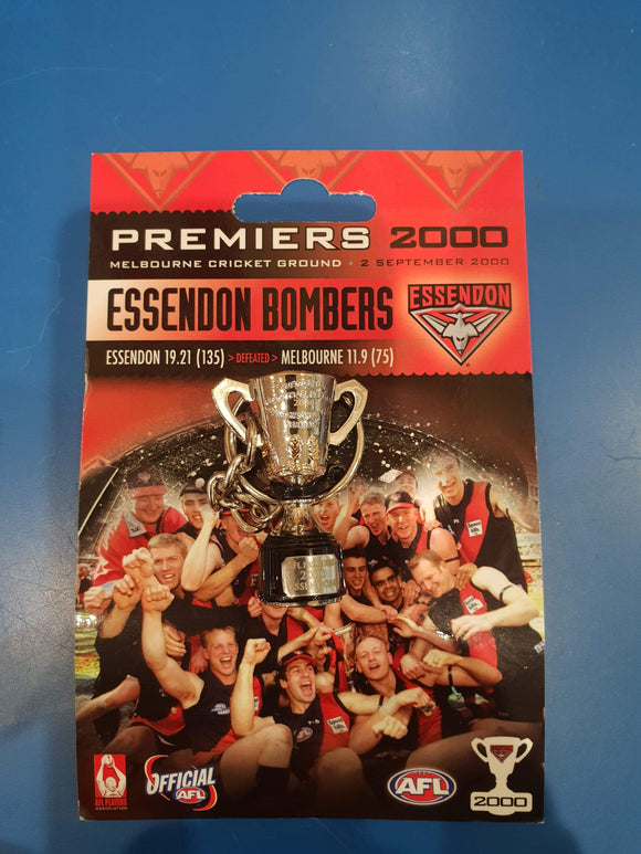 Essendon Bombers Premiers Cup 2000 Keyring