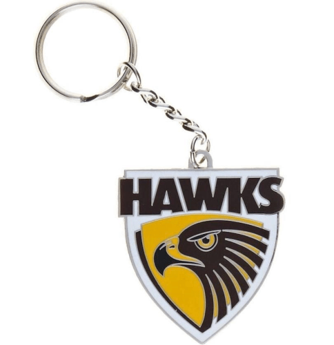 Hawthorn Hawks Metal Logo Keyring