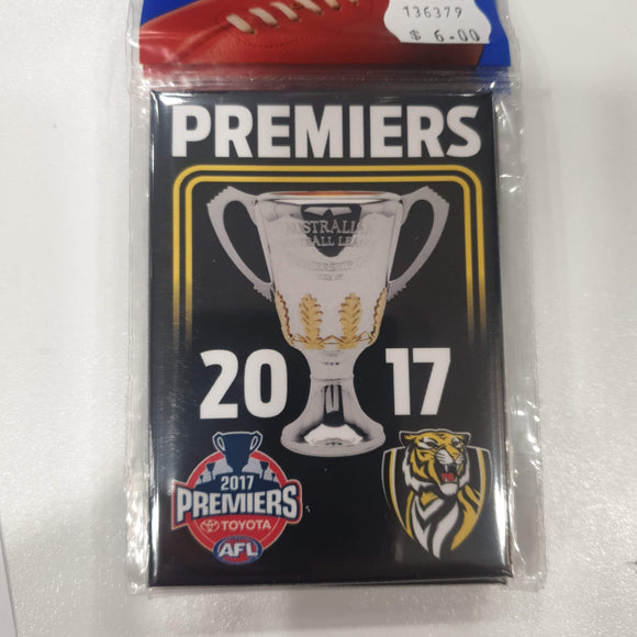 Footy Plus More magnet 2017 Richmond Tigers Premiers Magnet
