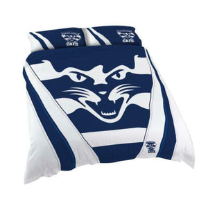 Geelong Cats Queen Bed Quilt Cover