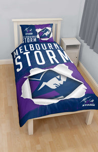 Melbourne Storm Single Quilt Cover Set
